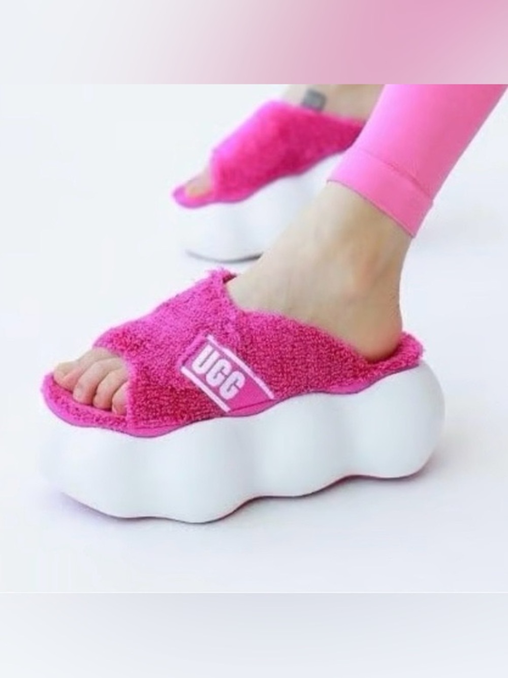 UGG Australia UGG SugarCloud Slide, Dragon Fruit size 9